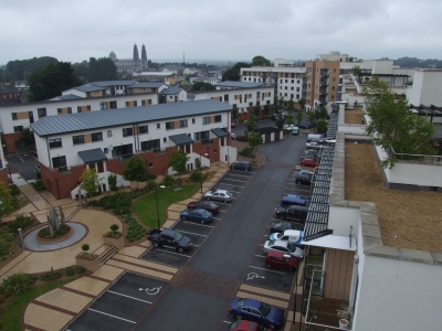 Project: <b>Market Point</b> <br/>Description: <b> 274 Residential & 27 Comercial Units</b> <br/>Value: <b> €45m </b> 